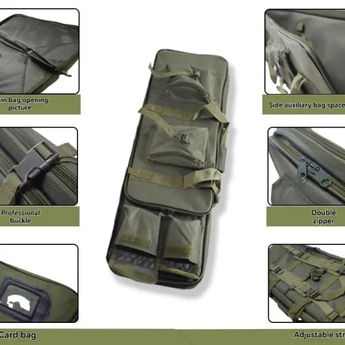 38 Inch Tactical Multi-Compartment Rifle Case