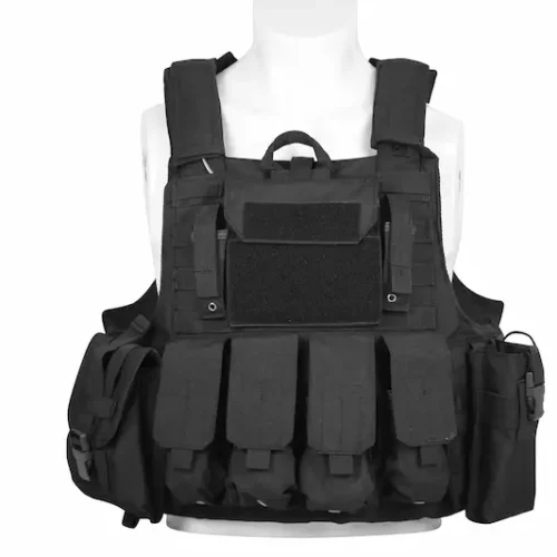 Black 1000D Nylon Tactical Armor Vest