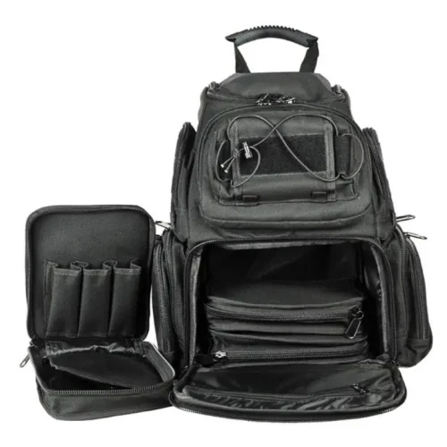 Black Shooting Range Gear Backpack