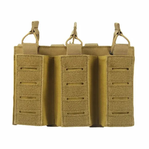 Coyote tan triple mag pouch