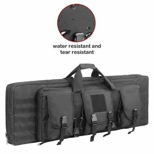 black water resistant long gun tactical case