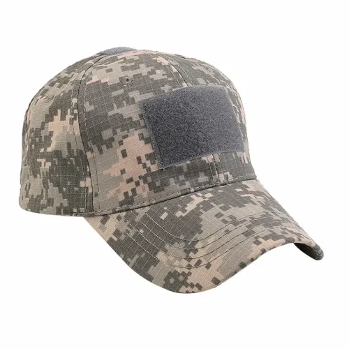 Military Camo Tactical Baseball Cap with Velcro