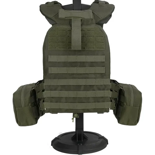 Modular MOLLE Plate Carrier with Magazine Pouches