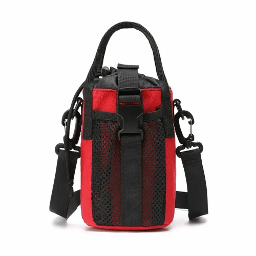 Red tactical hydration pouch