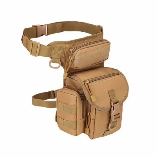 Tan Military Tactical Thigh Pack