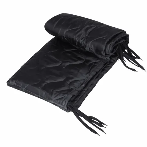 black packable tactical blanket