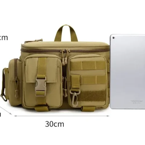 tactical sling pack with multiple compartments