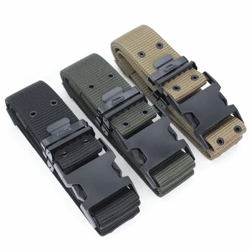 tactical web belts (black, olive, tan)