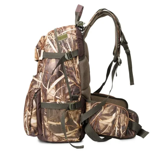 waterfowl leaf camo Hunting Backpack with hip belt