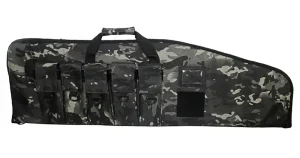 czarna wojskowa torba na karabin w kolorze multicam