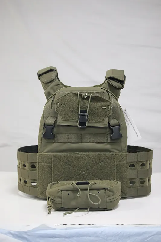 AET custom tactical vest green