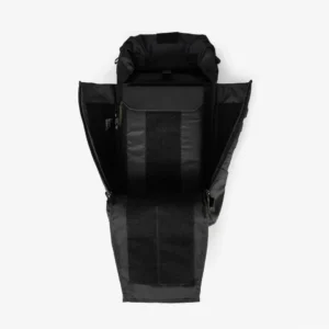 Sac à dos tactique noir, entièrement ouvert (poches intérieures en Velcropocket)