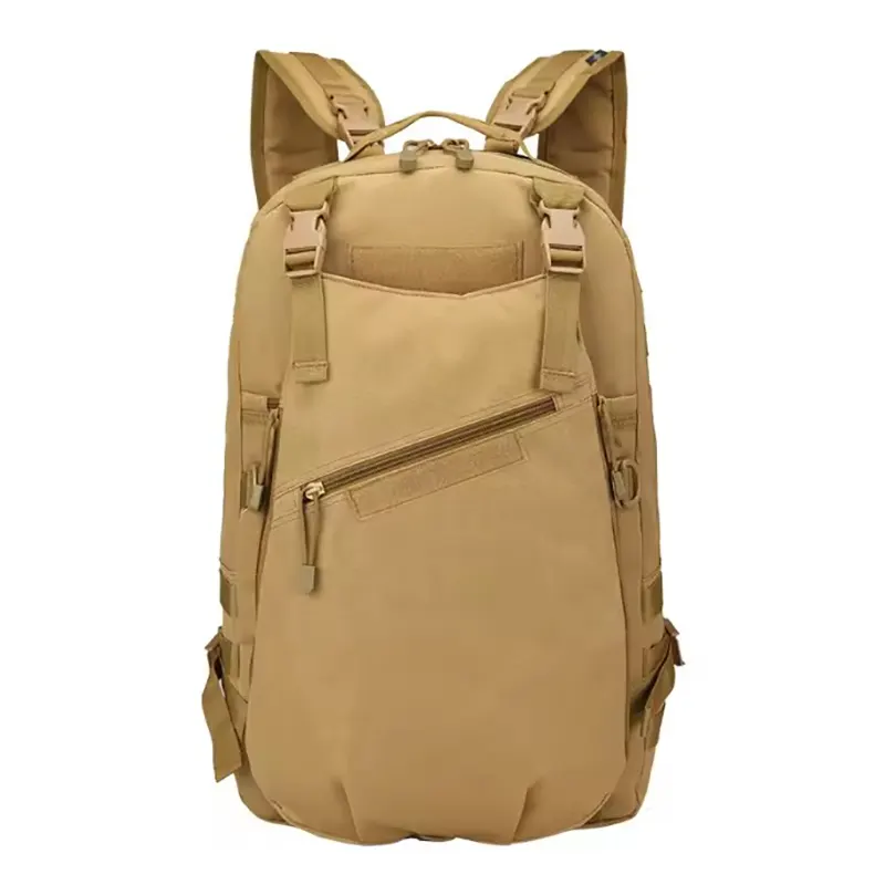 Tan Tactical Outdoor Hiking Backpack with Detachable Pack