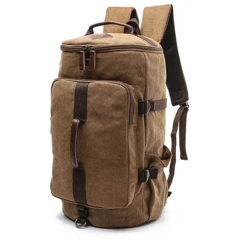 Vintage Tactical Travel Bag- Canvas Duffel Backpack