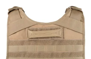back hook-and-loop panel and drag handle