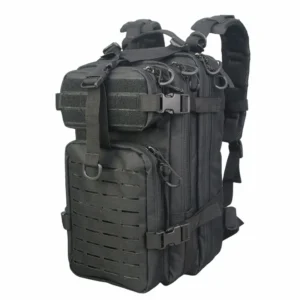 black tactical molle assault backpack