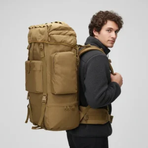 coyote military tactical hiking backpack with frame