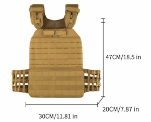 telovnik z utežmi coyote molle