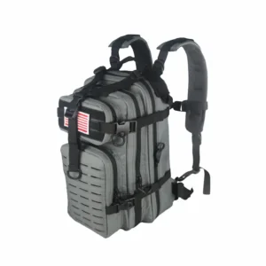 gray molle outdoor backpack