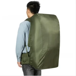 large tactical hiking backpack with rain cover