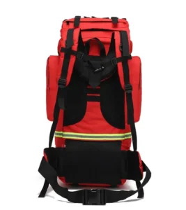 red tactical backpack with removable waist belt
