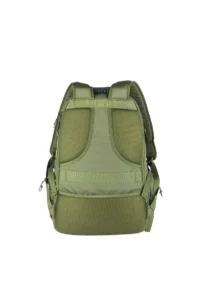 army green tactical backpack with mesh back panel