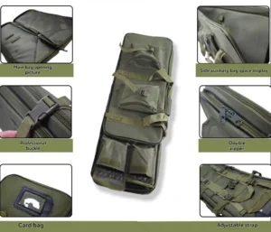 38 Inch Tactical Multi-Compartment Rifle Case