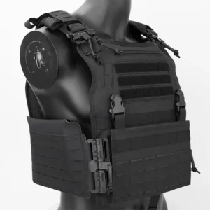 Svart Justerbar Taktisk Utrustning Väst