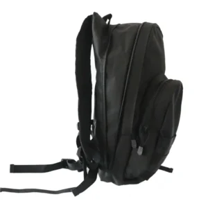 Zaino nero espandibile per l'idratazione