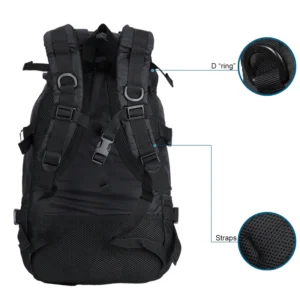 Black Tactical parachute bag
