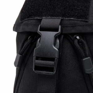 حقيبة أدوات الإسعافات الأولية السوداء ذات الإبزيم سريع التحرير والسحاب الأسود