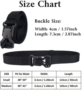 Quick-Release Tactical Belt
