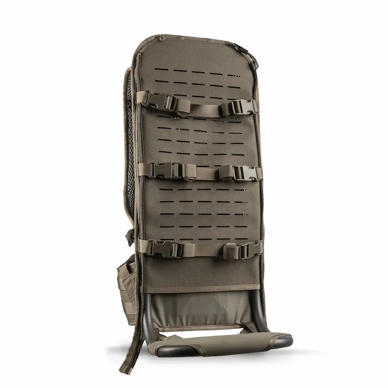 Estrutura da mochila modular tática