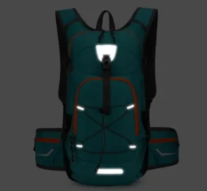 backpack with reflective strips