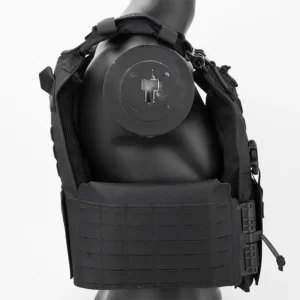 svart modulär taktisk attackväst