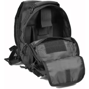 mochila táctica negra para hombre