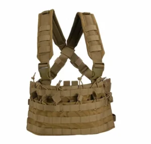 tan modular tactical chest rig