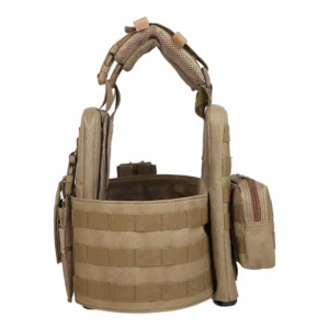 tan tactical gear vest