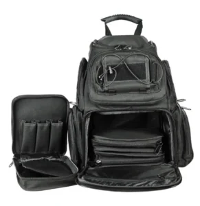 Black Shooting Range Gear Backpack