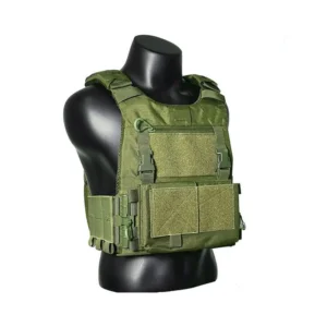 Grön MOLLE-plattbärare med snabbkoppling Taktisk väst