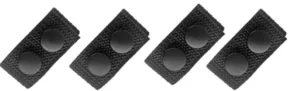 Tactical duty belt belt keepers straps with snap buttons set