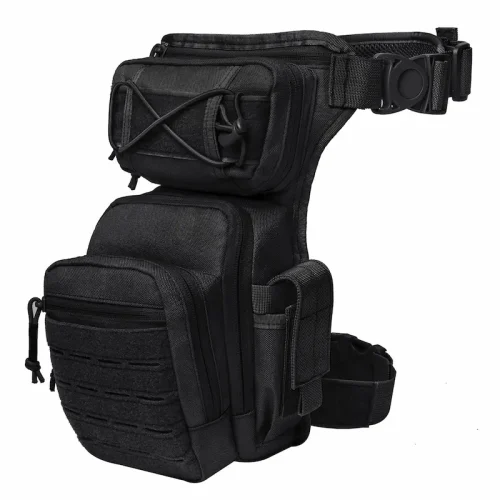 1000D Nylon Black Tactical Leg Bag
