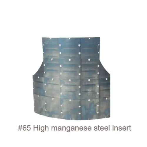 #65 high manganese steel insert