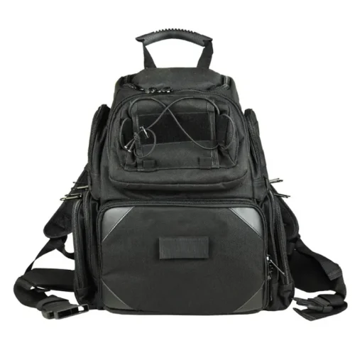 Black MOLLE Tactical Range Backpack