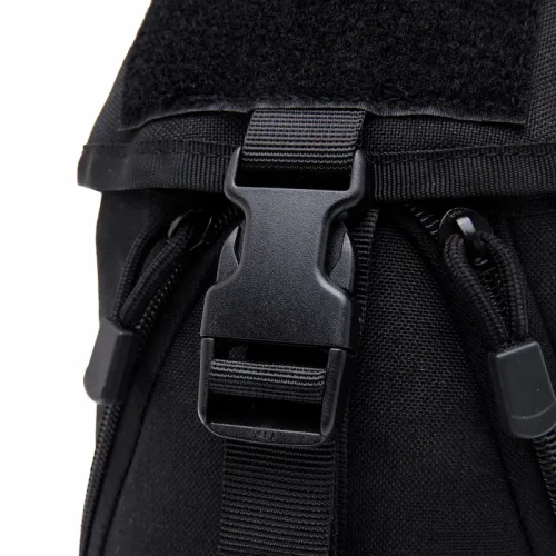 حقيبة أدوات الإسعافات الأولية السوداء ذات الإبزيم سريع التحرير والسحاب الأسود