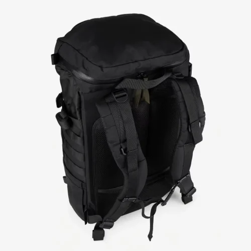 Sac à dos noir pour ordinateur portable (bretelles rembourrées, dos en maille aérée)