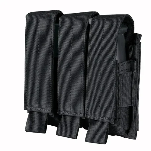 블랙 트리플 피스톨 탄창 파우치