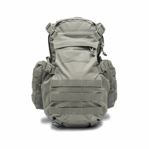 Bolsa tática cinzenta para transporte de capacete