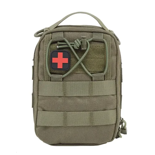 Green modular medical kit bag