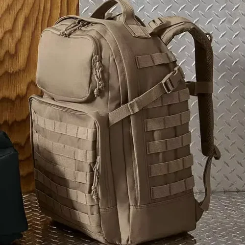 Taktisk molle-ryggsäck i kaki